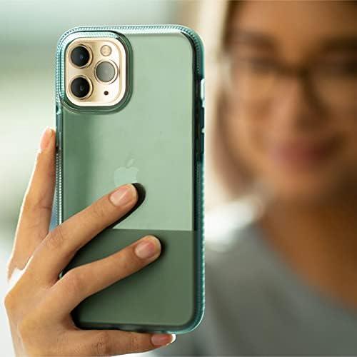 BodyGuardz Stack Case 10 Foot Impact Protection Compatible with The iPhone 12 Pro Max (Two Tone Clear)