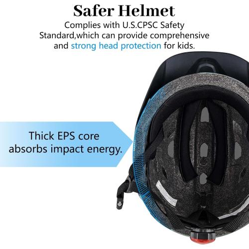 Kids Bike Helmet, Toddler Youth Helmet for Boys Girls, Ages 3-5, 5-8, 8-14