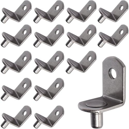 SDTWZW 5mm Shelf Pegs L-Shaped Cabinet Support Pins Bracket Style Clips