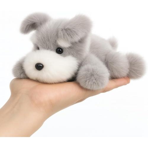 Adorable Schnauzer Dog Stuffed Animal Soft Plush Gifts for Kid