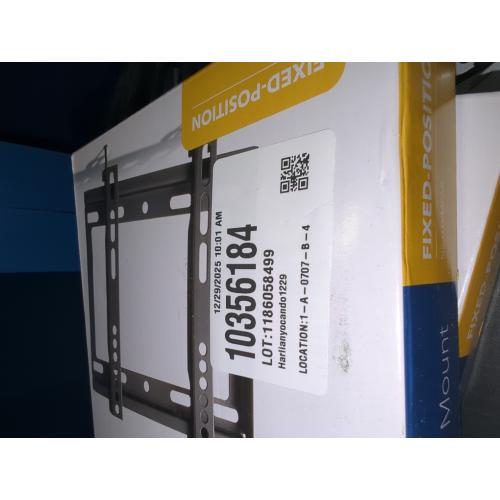 Insignia™ - Fixed TV Wall Mount for Most 19 - 43 TVs - Black