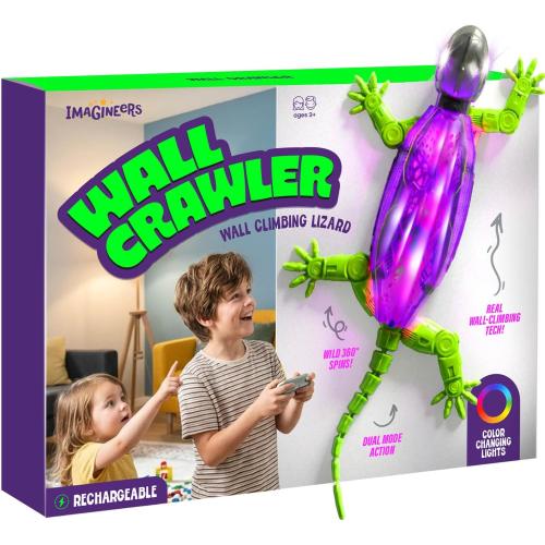 Remote Control Wall Crawler Gecko - Gifts for 4-10 Year Old Boy & Girls