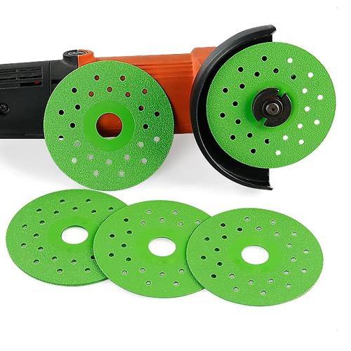5Pcs Premium 4.5 Inch Diamond Cutting Disc for Angle Grinder - Ultra-Thin, Chip-Free, and Versatile for Tile, Marble, and Glass Cutting