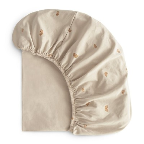 Stretchy Crib Sheet White  One Size