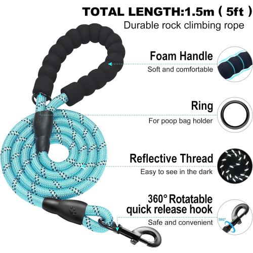 haapaw Dog Harness with Leash Set, No Pull Adjustable Reflective Step-in Puppy Harness with Thickened Padded Vest for Extra-Small/Small Medium Dogs