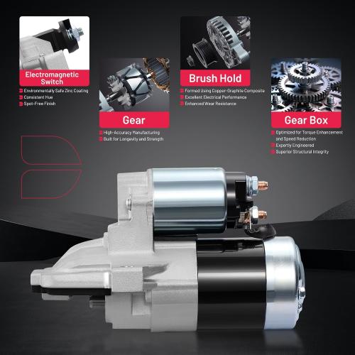 19227N Starter Motor 12V 1.4KW 11 Teeth Clockwise