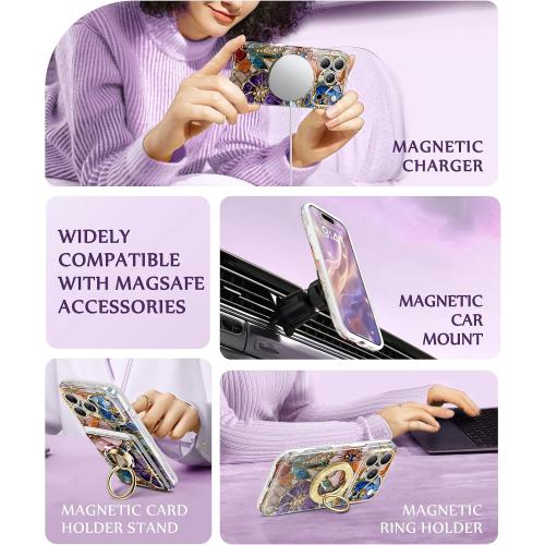 GVIEWIN for iPhone 17 Pro Case Compatible with MagSafe