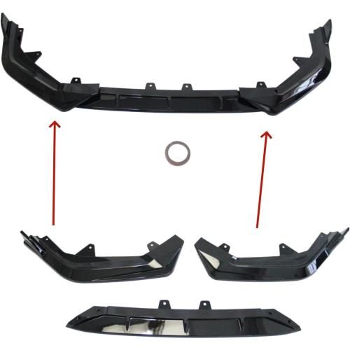 Front Bumper Lip Spoiler Fit for 2022-2024 Honda Civic 4Dr