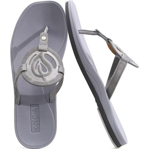 ONCAI Womens Flip Flops Fashion Flat Sandals Summer Vacations Casual Cute Slip On Dressys Sandals for Woman Size 6-11
