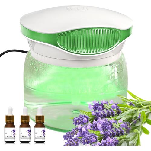 Water Air Purifiers for Home, Air Washer Aroma Diffuser, Air Filter Washer Humidifier, Essential Oils Aroma Fresher With LED Night light for Office, Bedroom，Small Air Cleaner For Smoke and Pets