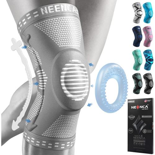 NEENCA Professional Knee Brace for Women/Men, Knee Support with Patella Pad & Side Stabilizers, Compression Knee Sleeve for Knee Joint Pain, Meniscus Tear, ACL, PCL, Runner, Workout - FSA/HSA Approved