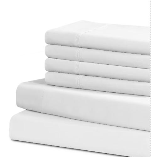 Swift Home Ultra Soft Easy Care Microfiber Sheet Set Coconut Milk