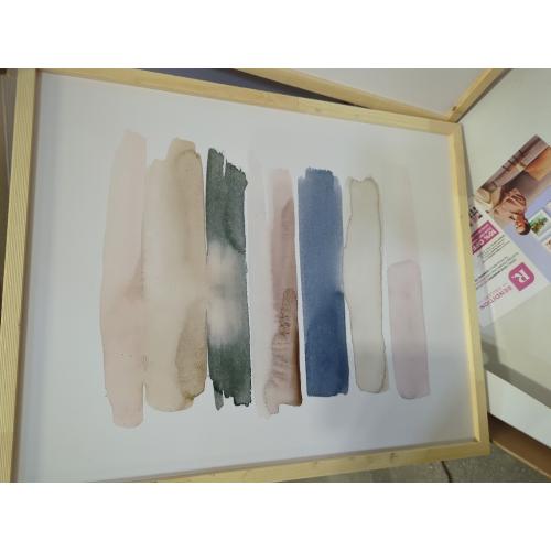 Faint Swatches I - Premium Framed Canvas 2 Piece Set