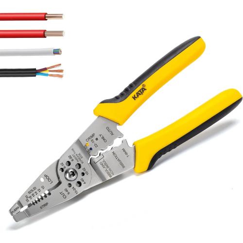 KATA Wire Stripper Cutter, 10-22 AWG Electrical Tool for General DIY Repair