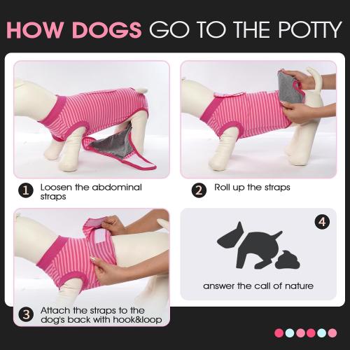 FUAMEY Recovery Suit for Dogs After Surgery,Soft Breathable Dog Bodysuit my
