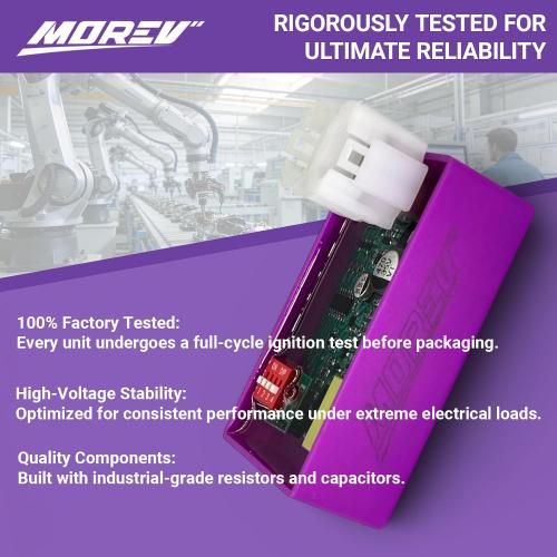 MOREV 6-Pin DC CDI Ignition Module for GY6 50cc-150cc Scooters and Go Karts