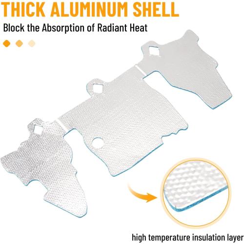 Fuel Rail & Injector Cover Kit Heat Shield Kit 010378