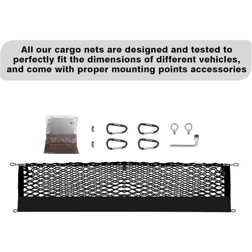 Muslogy Cargo Net for Toyota Tacoma 2005-2022 2023 Accessories