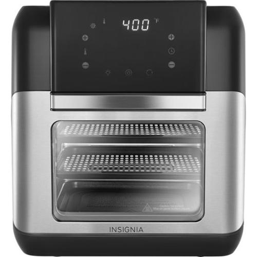 Insignia  - 10 Qt. Digital Air Fryer Oven - Stainless Steel