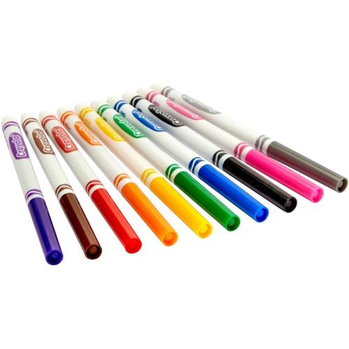 Crayola Fine Tip Markers for Kids 12ct, Bulk School Supplies for Classrooms