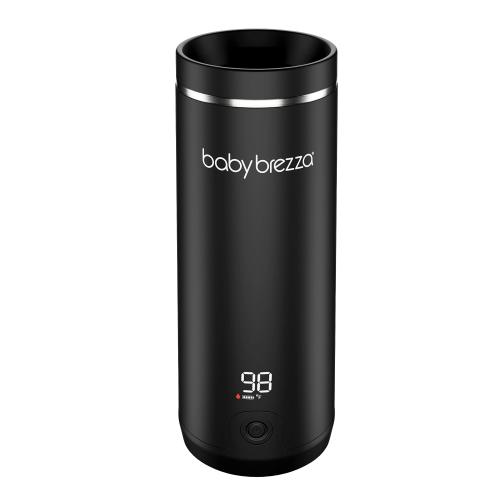 Baby Brezza Portable Warmer – used 67% Faster Baby Bottle Warming - Travel Breastmilk and Formula Warmer - Safe, Even Heating - Up to 9oz - No Adapters, Black