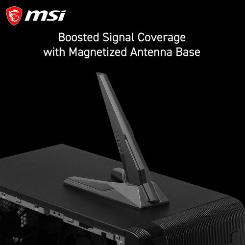 MSI Herald BE9400 PCIe Card WiFi 7 Three-Band for Desktop, Bluetooth 5.4, 6GHz, MLO, 320MHz, 5.8 GB/s