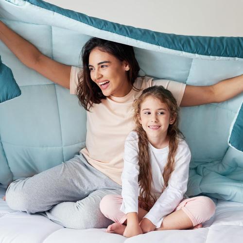 Exclusivo Mezcla Reversible Soft Queen Comforter Set, 3 Pieces