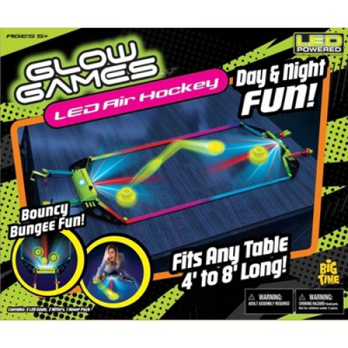 Glow Games Table Air Hockey ‼️doesn't come with the 2 hitters‼️