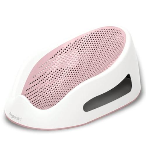 Angelcare Plastic Baby Bathtub Support Seat, Pink, Unisex, 1 Count