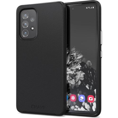 Crave for Samsung Galaxy A53 Case, Shockproof Protection Dual Layer Case for Galaxy A53 5G (6.5 inch) - Black