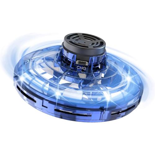 FLYNOVA Cool Kids Light Up Toys,Hand Operated UFO Drones,Mini Flying Orb with Lights,Hover Boomerang Spinner,Xmas Birthday Gifts for Adult Teen,Indoor Outdoor Summer Party Toys with Family Friends