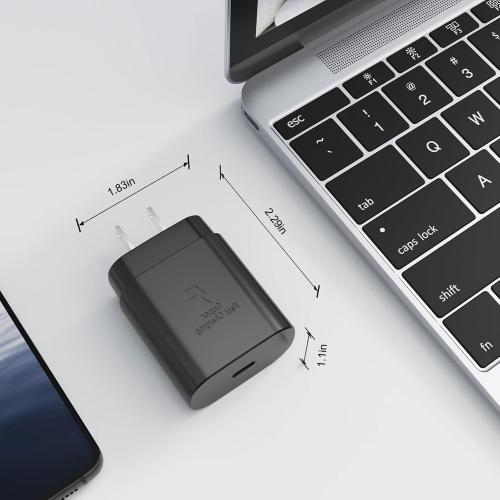 Type C Charger 25W Type C Super Fast Charging Block USB C Charger Cable