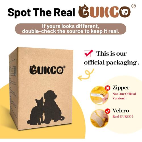 GUKCO Interactive Dog Toys, Moving Ball Toy with Jumping & Music(Chick)
