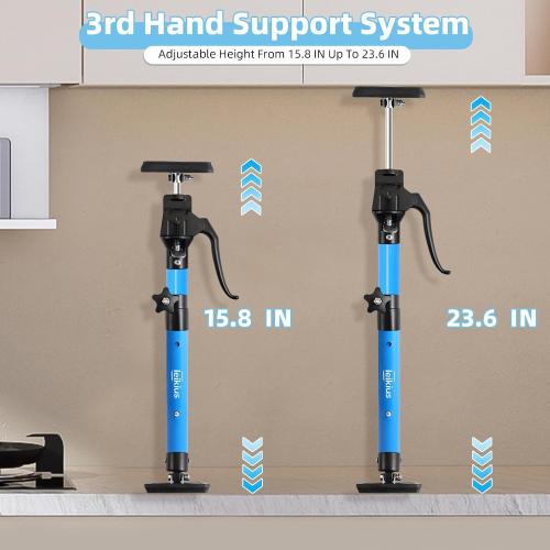 2PK High Quality Metal Cabinet Jacks for Installing Cabinets,200LB Load 3rd Hand Support System,Adjustable Support Pole, Quick Support Rod,Perfect for Cabinet Installation