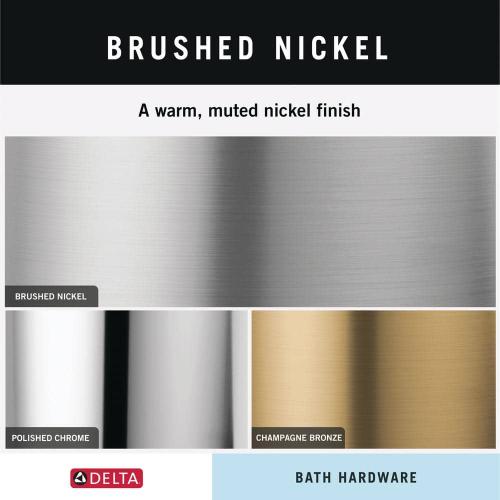 Nicoli Wall Mount Pivot Arm Toilet Paper Holder Bath Hardware Accessory in Brushed Nickel