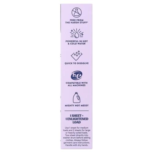 Cleancult Laundry Detergent Sheets, Wild Lavender Scent, 60 Count