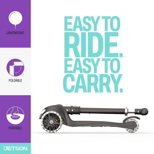 Jetson Scooters - Jupiter Mini Kick Scooter, Foldable, Lightweight, Portable WHITE