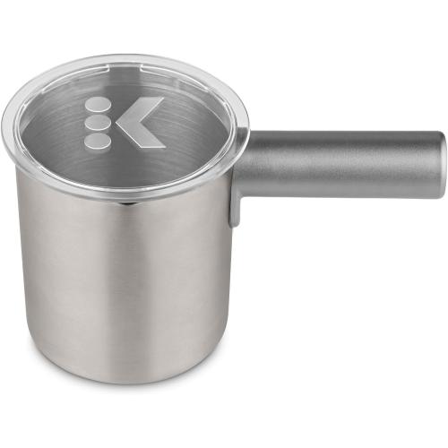 Keurig K-Café Milk Frother Cup Replacement Part or Extra,80 milliliters Hot and Cold Frothing, Compatible with Keurig K-Café Coffee Makers Only, Nickel