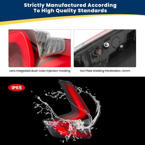 LeftSide TailLight Assembly Replacement Fit For Honda CRV 2023-2025