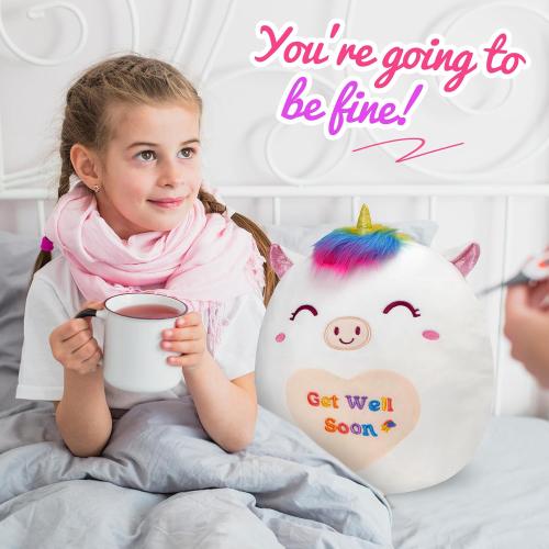 12 Get Well Soon Unicorn Plush Pillow Soft Sofa Cushion Squishy