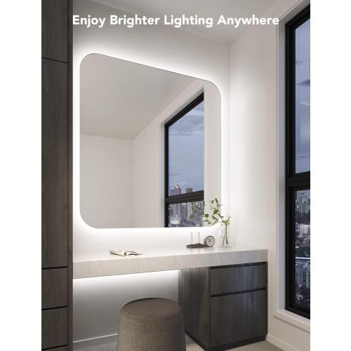 Govee White LED Strip Lights, Upgraded 16.4ft Dimmable LED Light Strip 6500K Bright Daylight White, Strong Adhesive, 300 LEDs Flexible Tape Lights for Mirror, Kitchen Cabinet, Bedroom, Christmas Decor