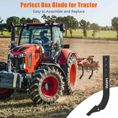 Garvee Box Blade for Tractor, 16 in Ripper Shanks for Box Blade, Box Blade Shank with 4 Holes, Ripper Point/Scarifier Tooth for Box Blade Shank for Replacement, Digging, Plowing