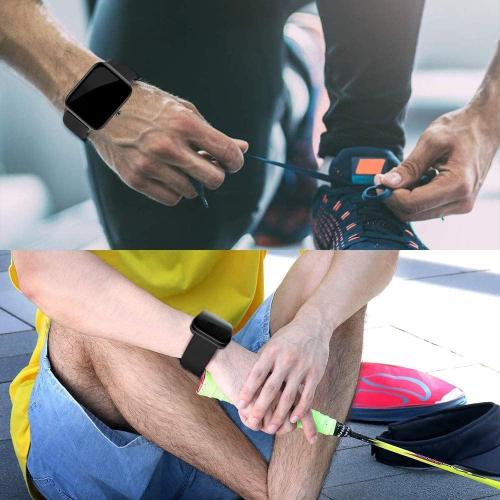 ViCRiOR 3 Pack 22mm Watch Bands Compatible with IDW13,IDW16,IDW19, Soft Silicone Replacement Strap for Fitpolo IDW13/Woneligo W13/FITVII HM57/TOOBUR IDW16/MILOUZ IDW19 Watch Women Men