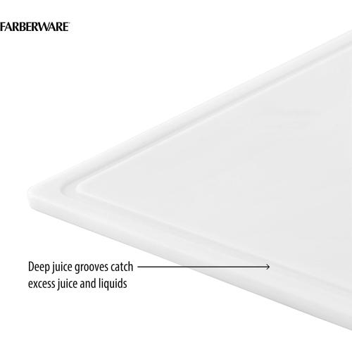 Extra Large Plastic Cutting Board, White