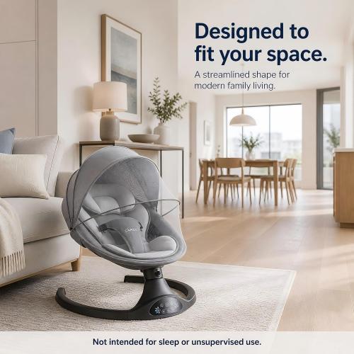 NEEDS CLEANING ‼️‼️‼️LAREX Baby Swings for Infants, Electric Swing, Bluetooth & Remote Control