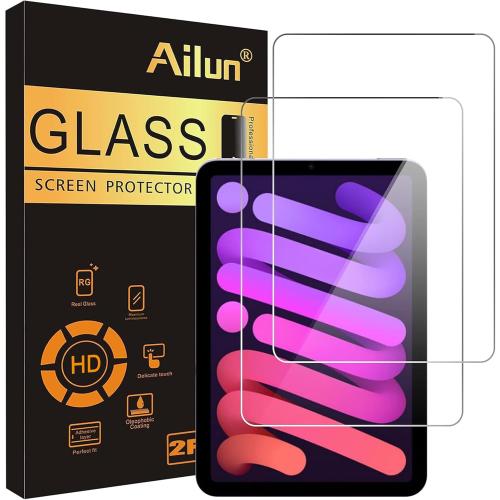 Ailun Screen Protector for iPad Mini 7 & 6, 2 Pack, 8.3 Inch, Case Friendly