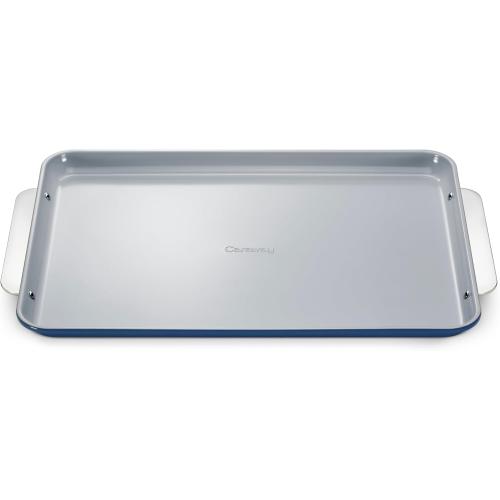 Caraway Non-Stick Ceramic Baking Sheet - Naturally Slick Ceramic Coating - Non-Toxic, PTFE & PFOA Free - Perfect for Baking, Roasting, and More - Large (18 x 13) - Navy‼️light dirt‼️