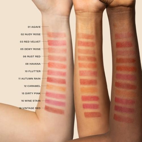 Melixir Vegan Lip Butter #10 Flutter (12 Colors), Hydrating Tinted Lip Balm Stick, Bee-Free, Petrolatum-Free, Plant-Based, Moisturizes Dry & Chapped Lips With Shea Butter, Sheer, Natural Finish