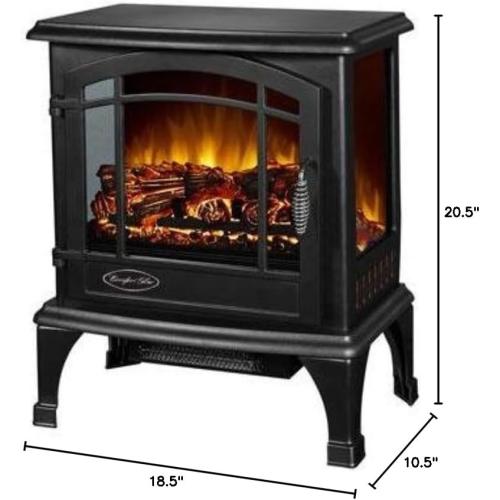ES5140 Comfort Glow Sanibel Electric Stove - Black