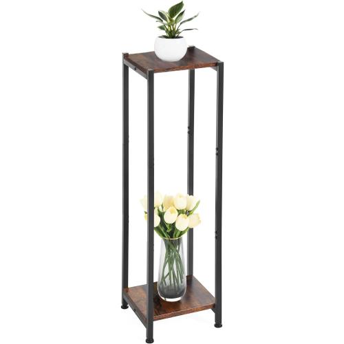 PROBABLE MISSING PART ‼️ Dipion 40 Inch Tall Plant Stand Indoor,2 Tier Pedestal Stand,Rustic Brown